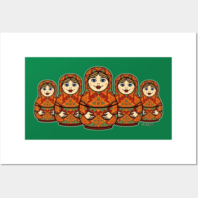 MATRYOSHKA DOLLS Wall Art by boozecruisecrew